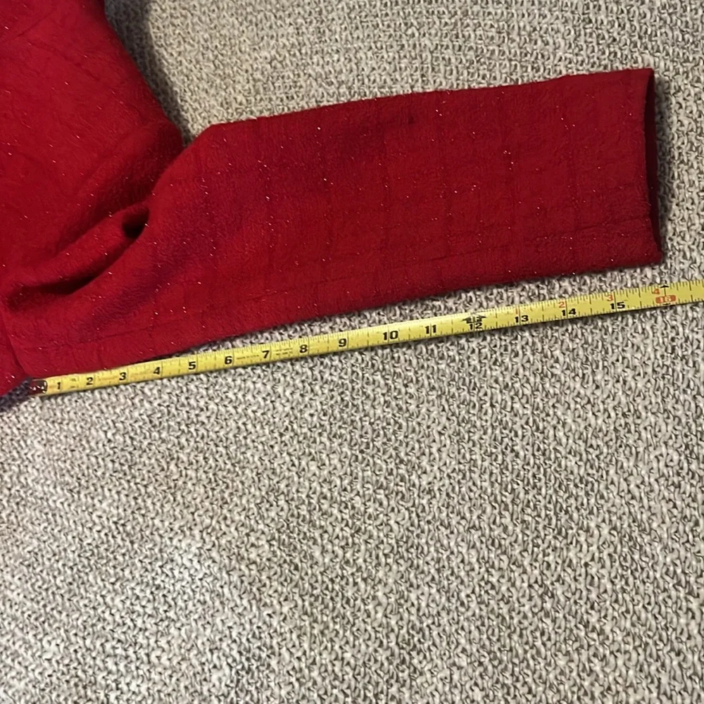 Kasper Women’s Petite Shimmer Red Skirt & Blazer Jacket Set Suit Sz 4P